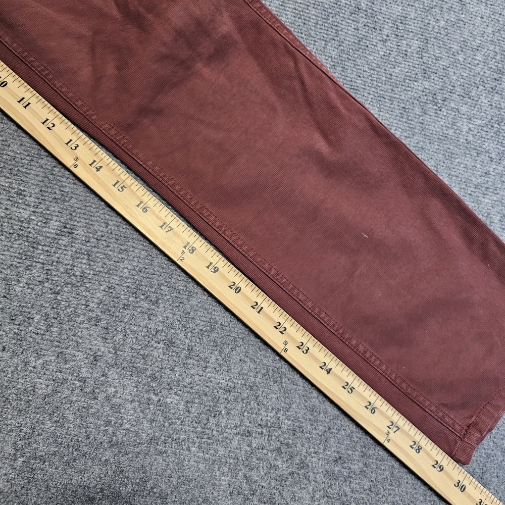 Bonobos Travel Pants 34x30 Brick Red Athletic Outdoor Mens Tailored Fit Stretch - Picture 13 of 13